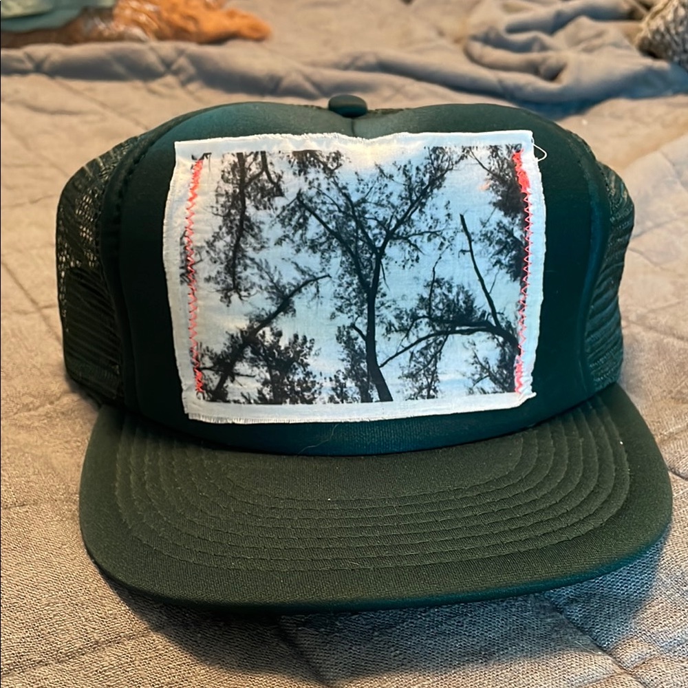 Green Mesh Trucker Hat